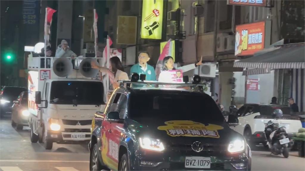 最後衝刺！賴瑞隆車掃深入街巷　許淑華、林亮君南下力挺