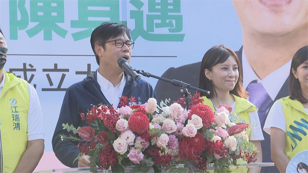 拚選戰!簡煥宗封街成立競總 李雅慧拚連任、陳其邁來相挺