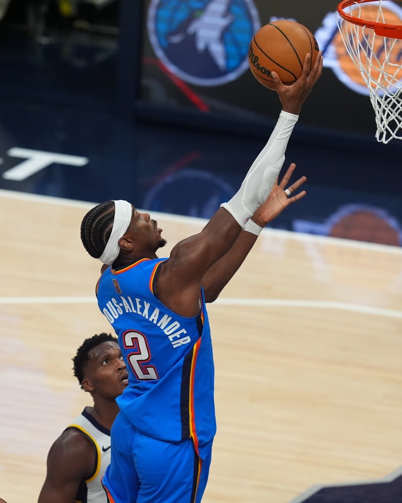 NBA(影)/SGA狂轟55分太瘋狂!雷霆連兩場2OT不累不累拿下二連勝