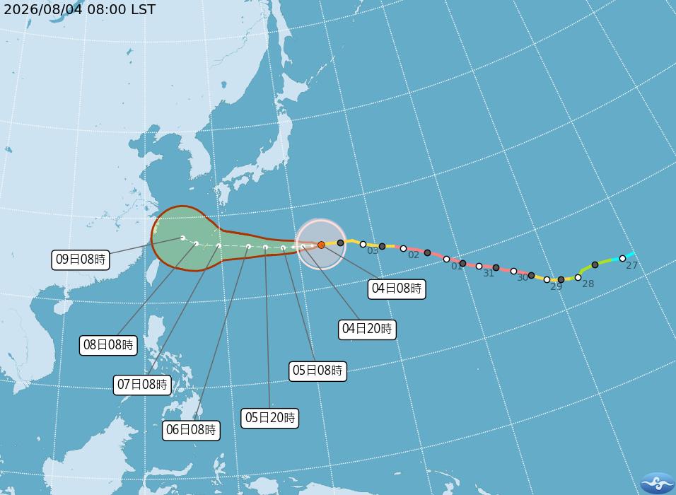 快新聞／颱風假希望近了？「白海豚」西進直逼　專家曝這因素決定對台影響