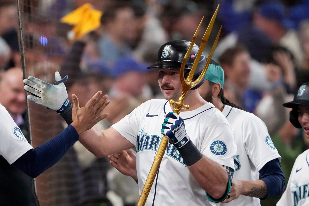 MLB(影)/蘇亞雷斯滿貫砲全壘打鎖定勝利!領軍水手距離世界大賽只差一步