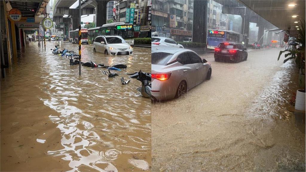 快新聞／台北防災破功？內湖「自納莉後首次慘淹」　沈伯洋揭市府三大缺口