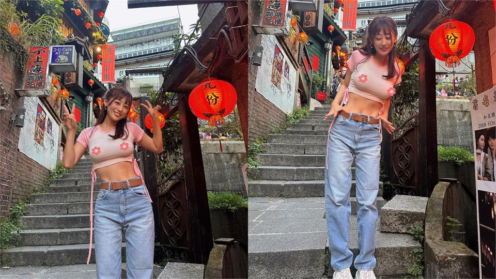 「無罩日妹」夜市猛吃防線掉落!99%透明衣洩「超大亮點」網暴動:世界和平