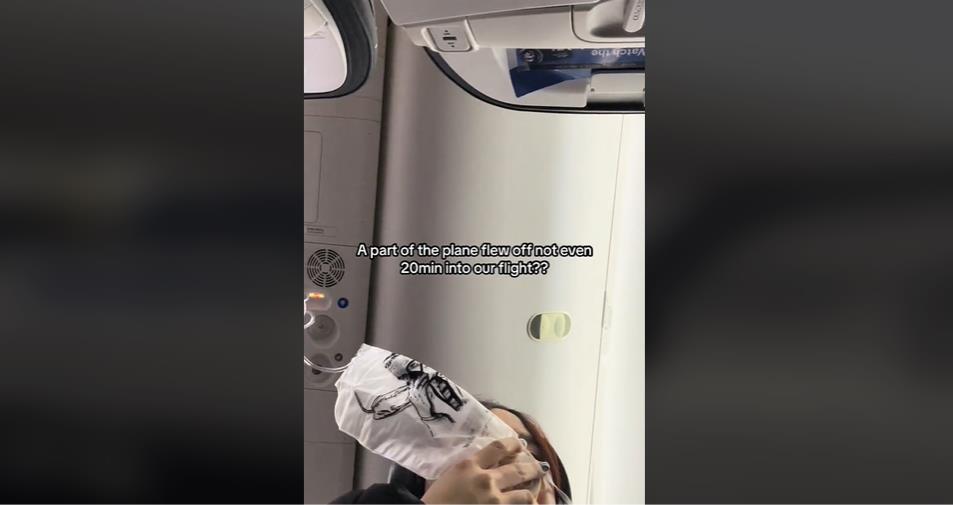 客機起飛「機艙窗戶連殼噴掉」！當下影片「太離譜」網喊：阿湯哥在機上？