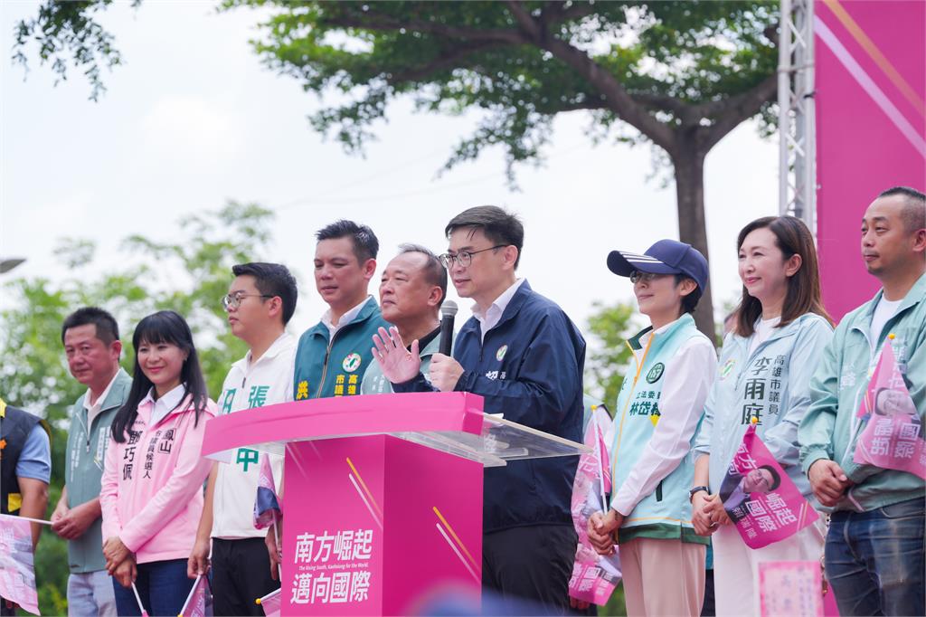 快新聞／現場人潮爆滿！賴瑞隆喊「接棒陳其邁」　力拼大寮產業升級