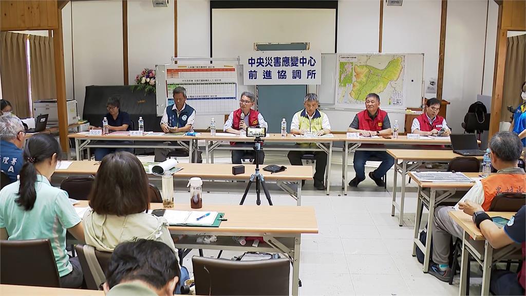 洪災第5天縣府首開記者會　官員塞車延誤徐榛蔚未出席