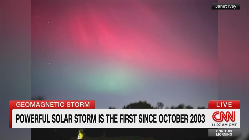 美翻了!超強太陽風暴來襲 全球多地出現炫目極光