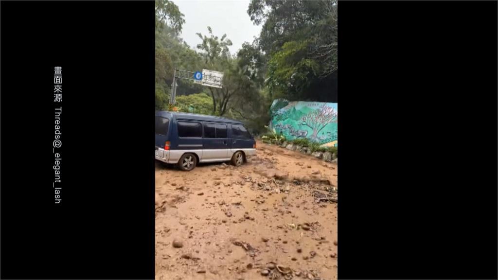 暴雨狂下！新北汐止山區災情頻傳　多處坍方　土石流沖進民宅