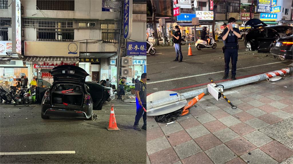 特斯拉突爆衝撞倒12車！賓士剛停好秒被撞「救幾十人命」車主：幸好撞到我的車