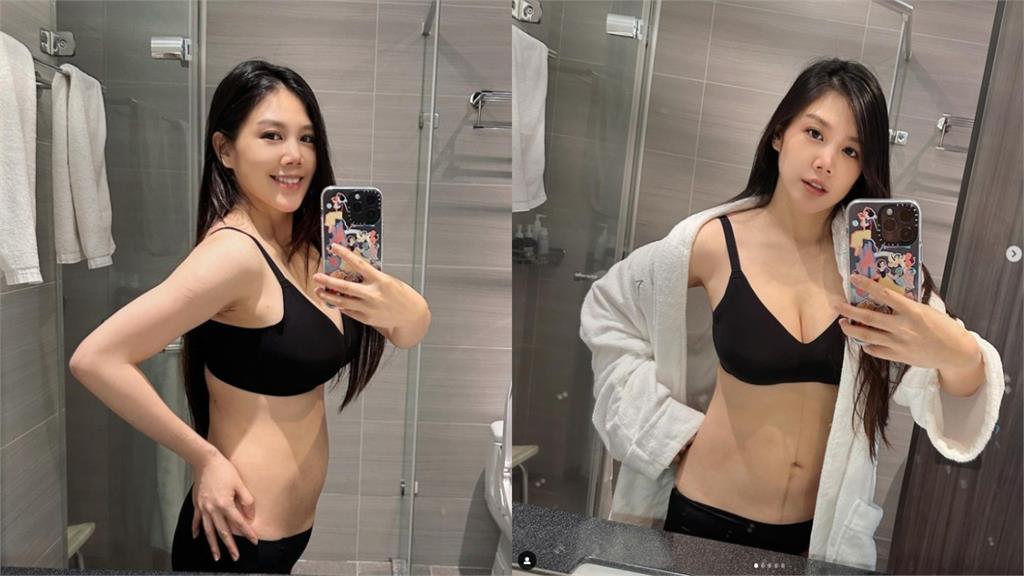 楊晨熙穿黑Bra「曲線暴風升級」!產後2週哭喊「肚肚怎麼消」網愣:到底…