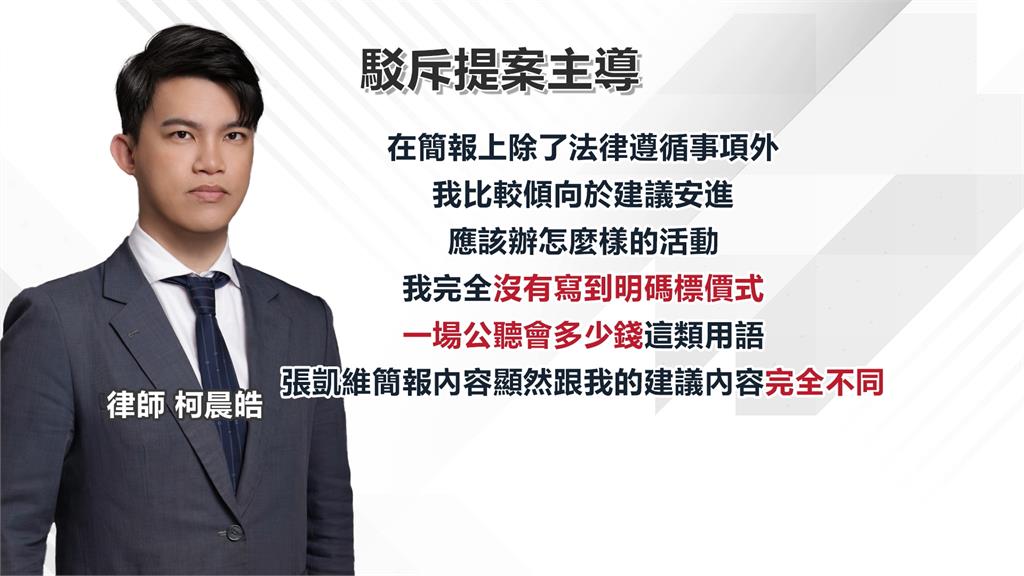 王鴻薇助理反咬律師索賄 柯晨晧:未提明碼標價