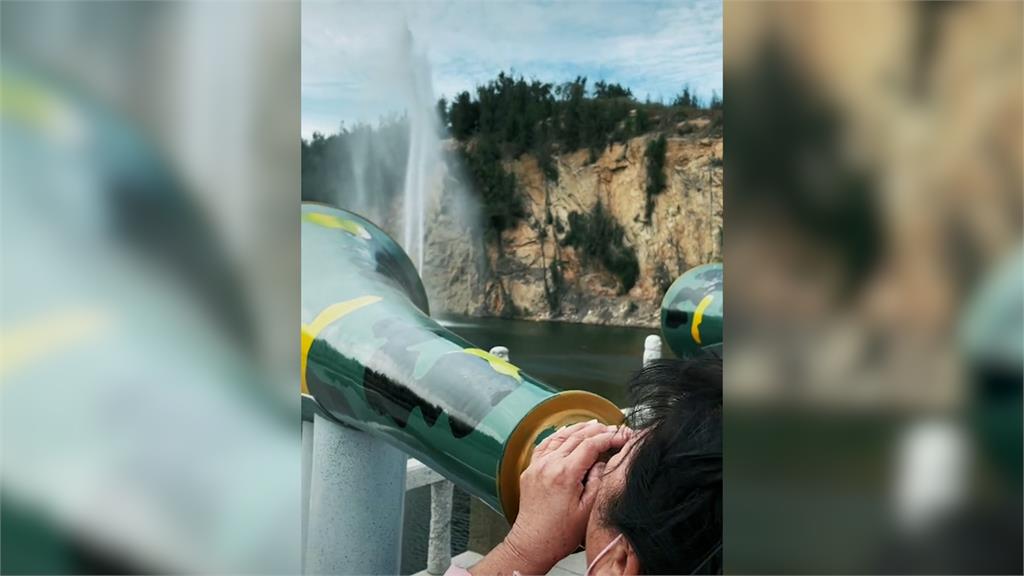 紓壓值爆表！金門祕密景點喊泉　「越大聲水噴越高」結尾網歪樓