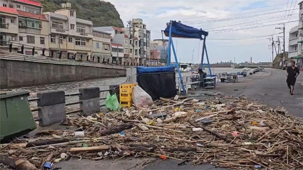 白海豚來了! 基隆.新北.馬祖"巨浪告警" 宜蘭颳強風路樹倒.電線被吹落