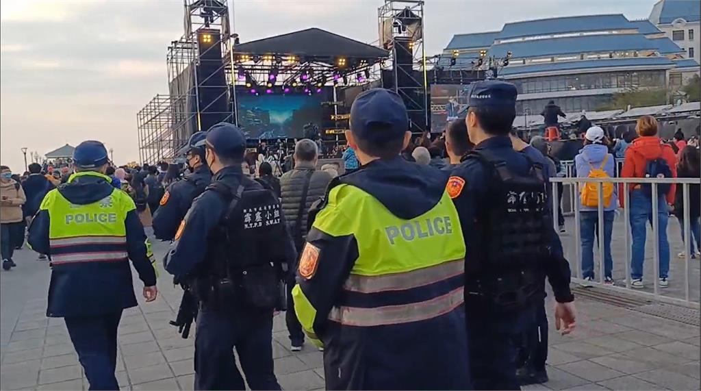 新北1314跨河煙火升級維安  淡水警啟動「3D科技」維安網