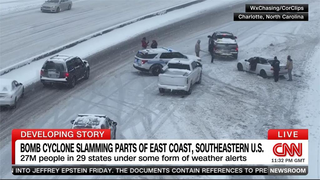 "炸彈氣旋"襲美！ 2700萬人受影響.已百人喪生