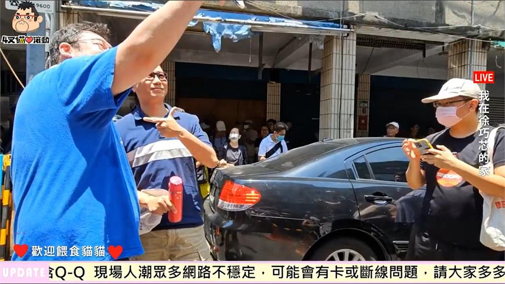 王瑞德快閃亂入相挺!四叉貓朝聖徐巧芯家 笑喊:幫我分散一半人群