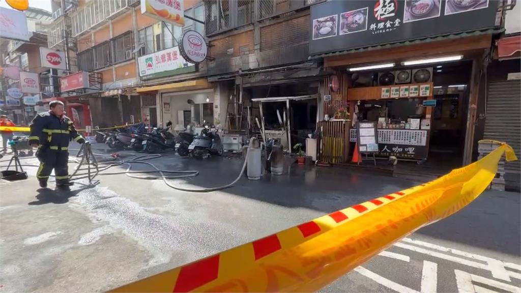 疑換瓦斯不慎!逢甲湯包店陷火海 警消佈水線灌救