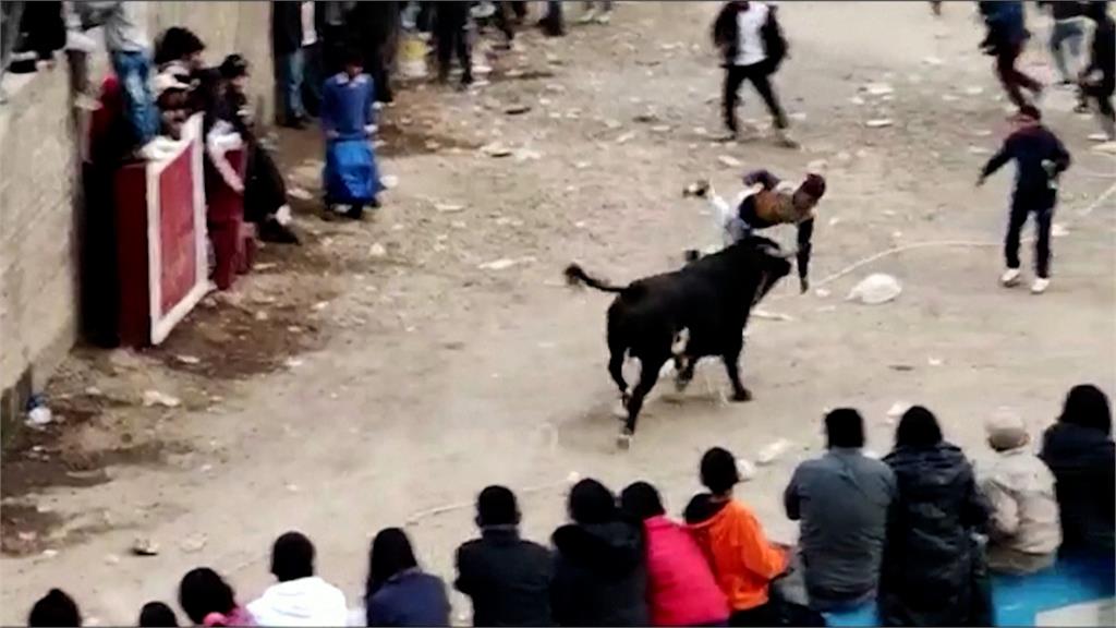 命都不要?秘魯鬥牛失控至少「11人掛彩」 1男慘被撞飛血流滿地命危