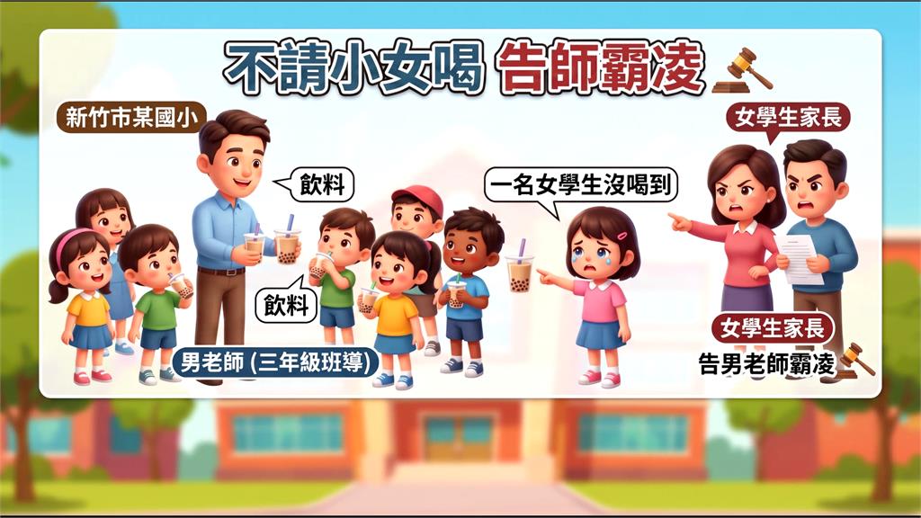 老師請全班喝飲料少了我家女兒！　家長控告「霸凌」纏送三年敗訴