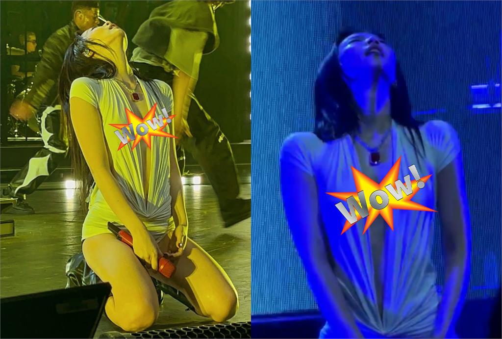 Jennie中門全開「深V裂到底」險走光!激辣熱褲「神秘三角洲」全現形