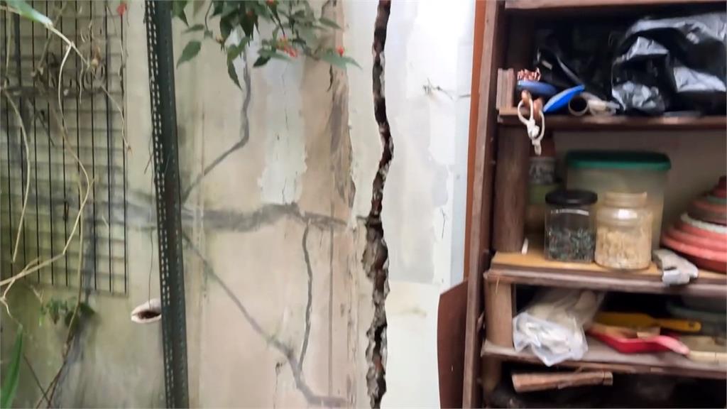 誇張！ 疑新建案施工肇禍 南投10多戶住家龜裂