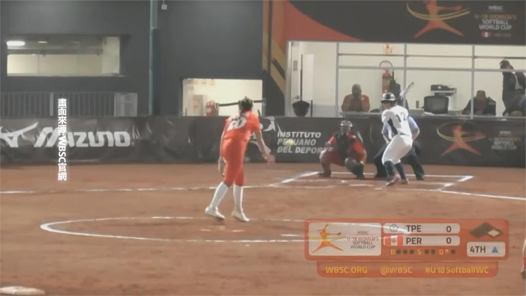 朱怡珊12K完封祕魯 U18台灣女壘差1勝爭世界冠軍