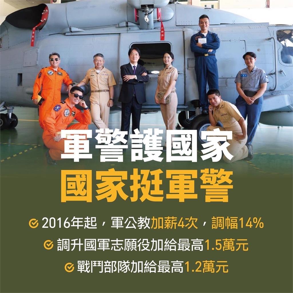 快新聞／賴清德40年前軍裝照曝光！民進黨強調保衛台灣決心