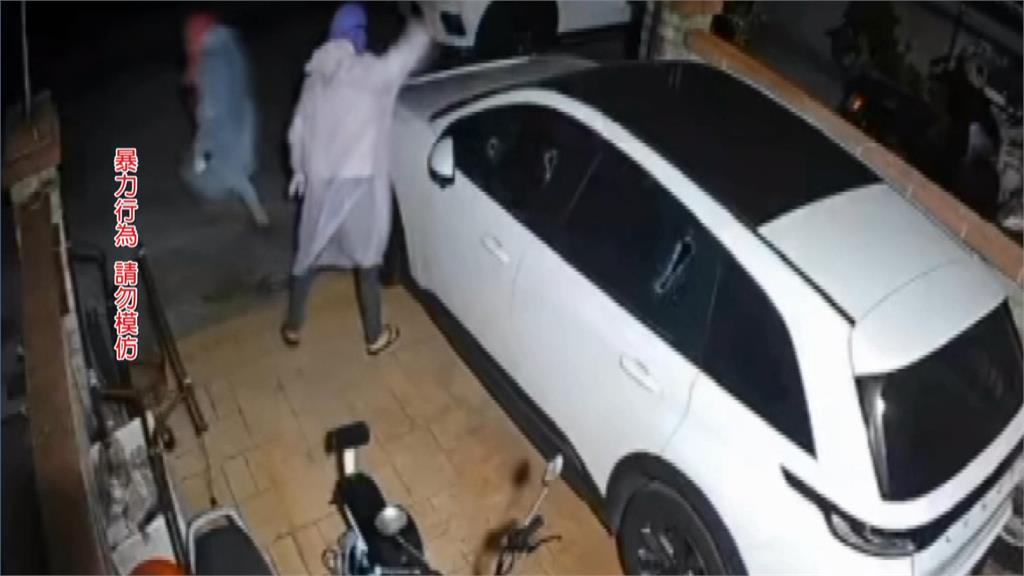 又!苗栗蒙面雙煞暗夜砸車 車主氣炸又無奈:不是第一次