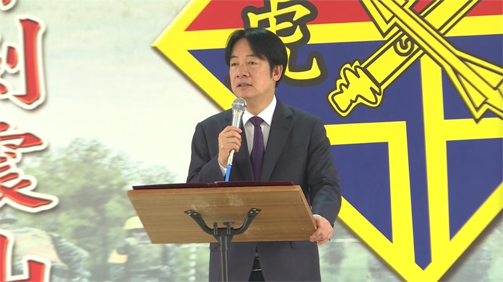 重視國安!賴總統親赴台中營區視察 勗勉「陸軍58砲指部」 頒加菜金