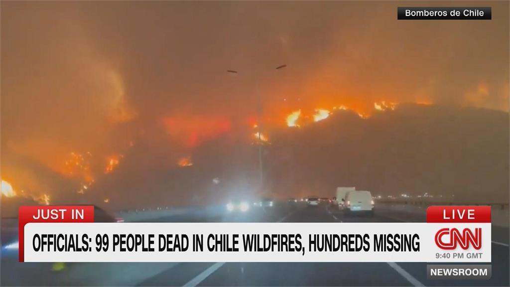 未獲控制！　智利野火至少99死　總統宣布2／5～2／6「國殤日」