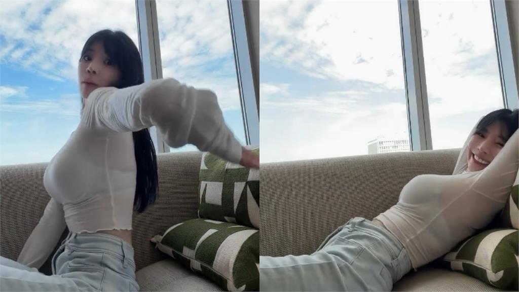 中職最正MC辣穿「白色透視上衣」性感熱舞!沙發上「11秒晃片」流出…