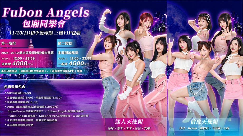 PLG／開幕週營收破600萬開出紅盤　勇士再推Fubon Angels女孩主題週