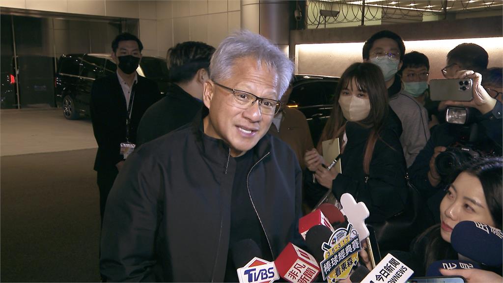 黃仁勳離台前拋喜訊! 預告下次來台「展示北市科全新大樓」