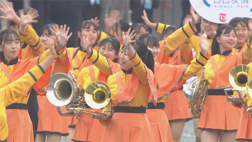 慶台日友情50週年「橘色惡魔」來了！　「活力微笑夢想滿滿」席捲國慶現場