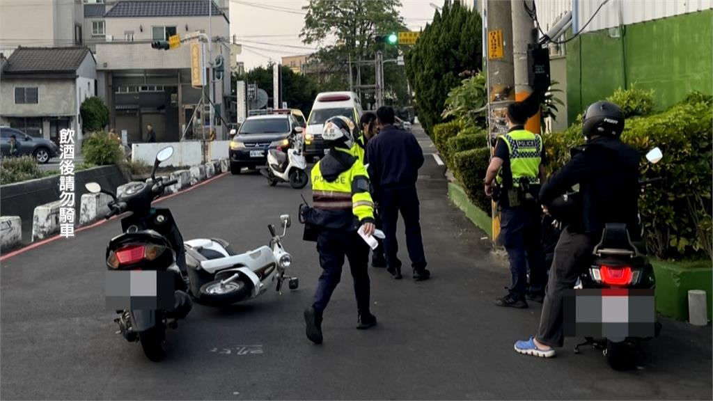 麥鬧啊！阿伯肇事拒酒測　坐地上嘴緊閉　女警氣炸！