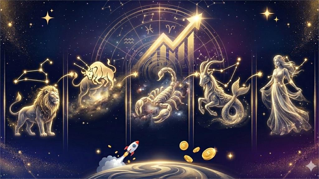 5大星座下半年「正偏財」翻身！專家曝「星盤能量」運勢：迎來財富關鍵