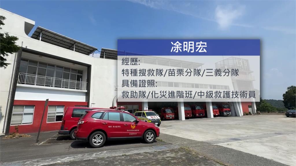 休假消防員參拜遇香客倒地　火速急救搶回一命