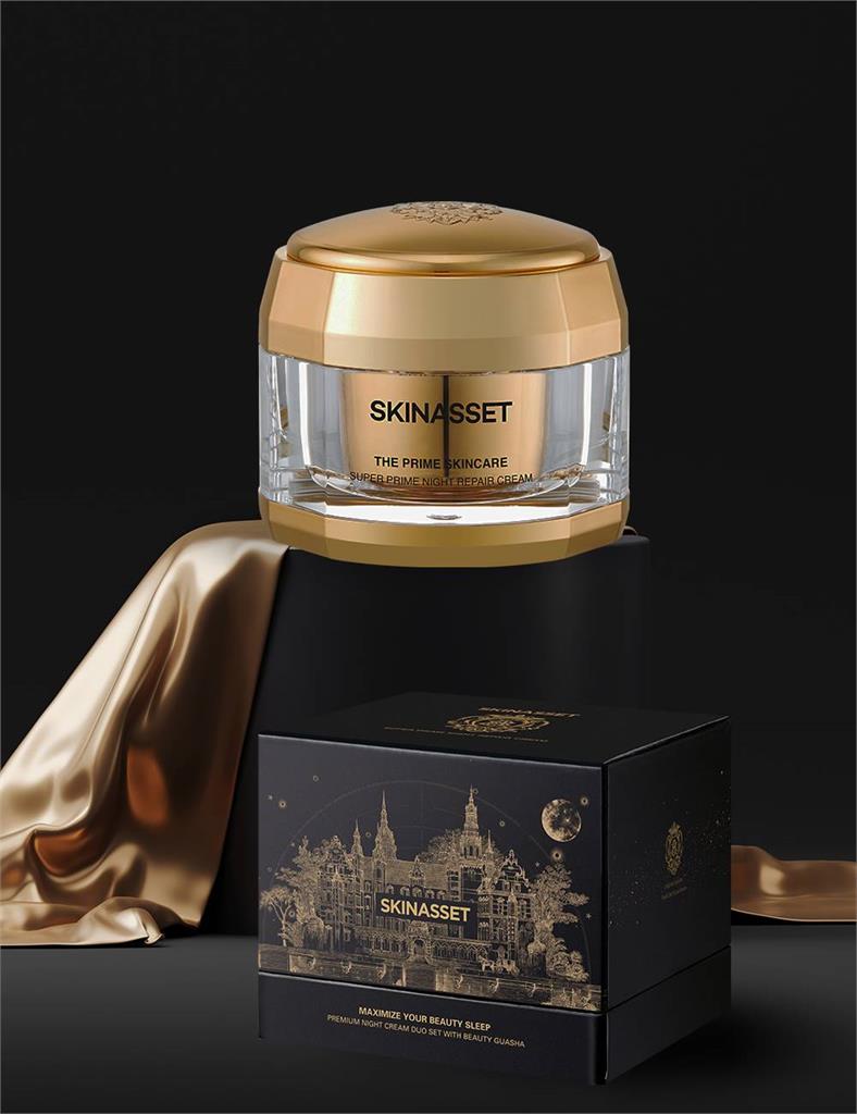韓國頂級保養品牌SKINASSET強勢登台!陳美鳳力挺舒眠夜間修護霜