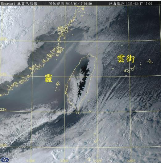 中國「一大片灰濛濛」逼近台灣？鄭明典PO雲圖示警：境外移入空氣污染