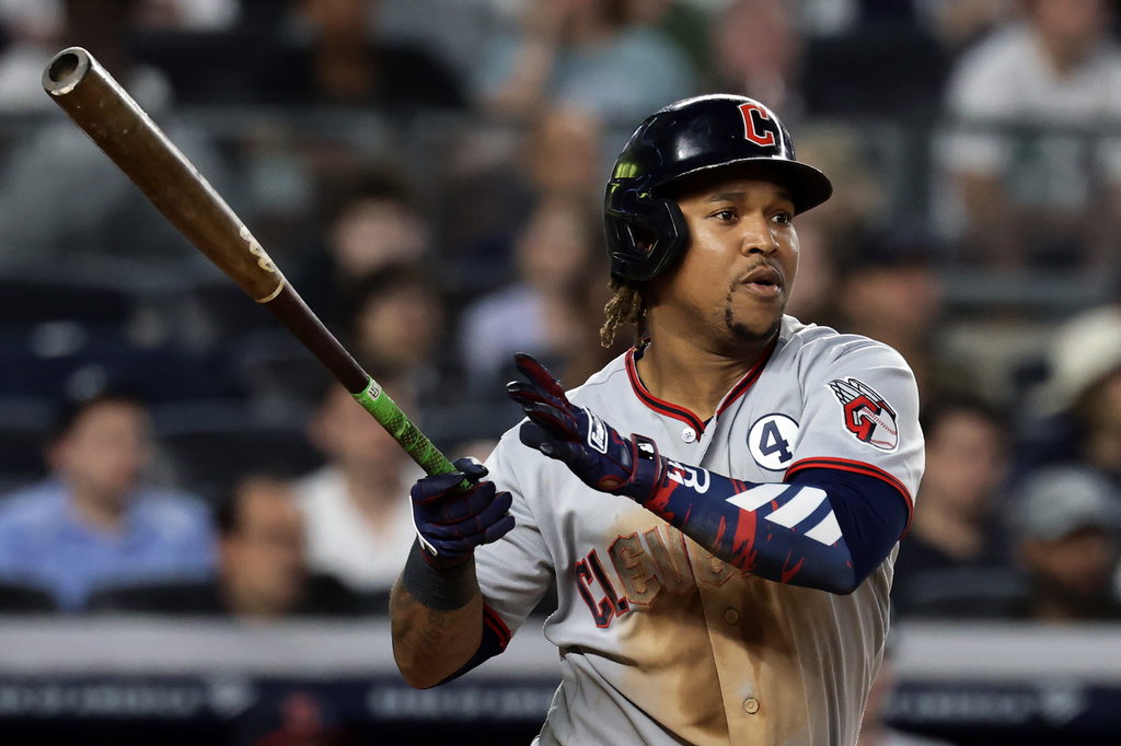 MLB(影)／J.拉米瑞茲扮演守護者殺手！連兩場打爆洋基最強先發投手