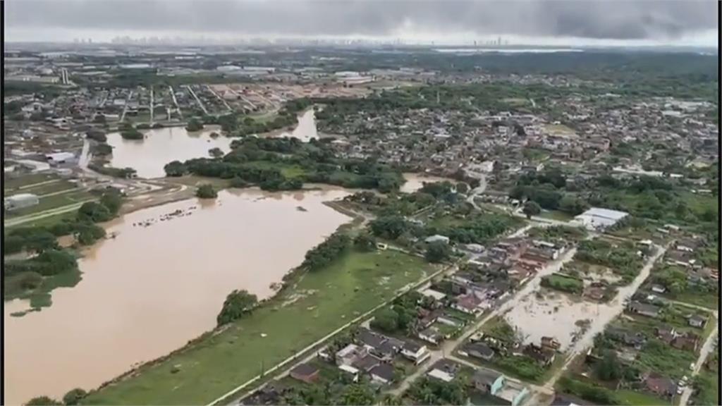 巴西東北豪雨成災　洪水＋土石流至少百人喪命