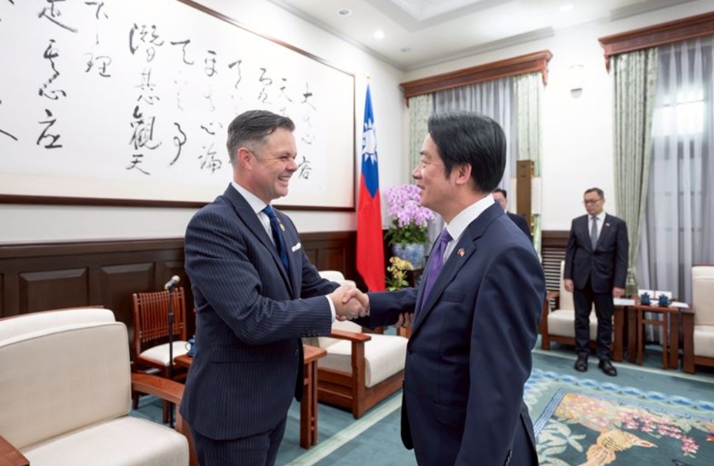 快新聞/美國眾議院訪問團晉見賴清德 承諾堅定支持台灣