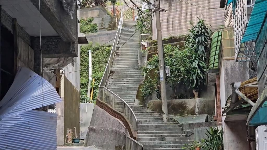 練腿力? 基隆樓梯陡又長 當地居民:常爬到懷疑人生