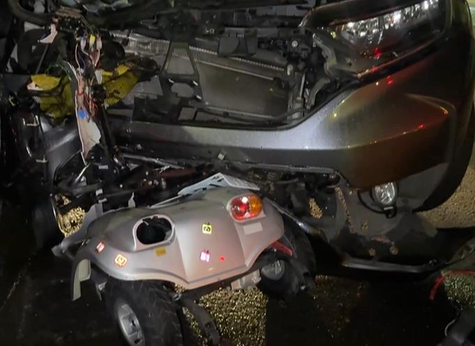 雲林翁半夜騎車外出驚悚車禍　遭酒駕迎面撞推行百米傷重亡
