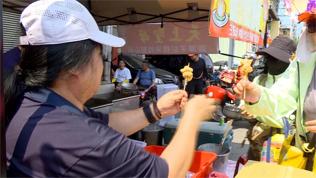 持續追女神! 午餐時間媽祖請客 香燈腳讚:超豐盛
