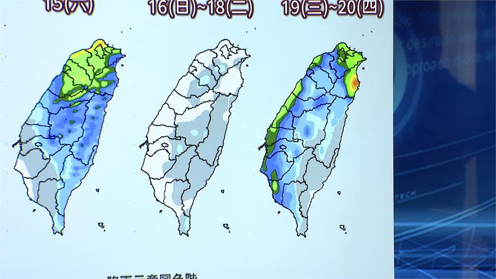 週六鋒面報到北、東部局部大雨 下週「穀雨」全台有雨有望解渴