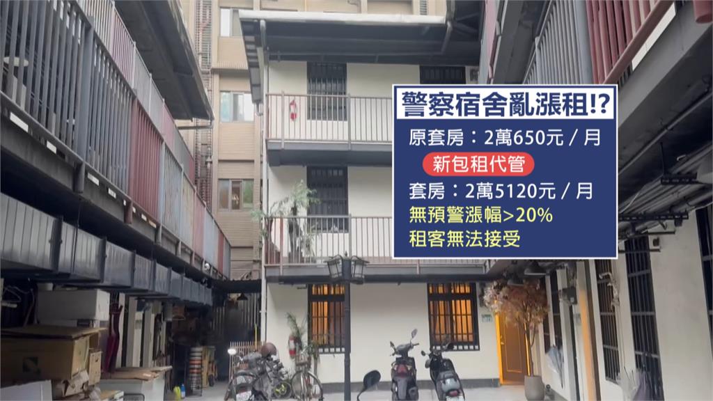 台北警察宿舍爆惡意漲租20% 酒店式公寓賤價租地年賺千萬轟圖利