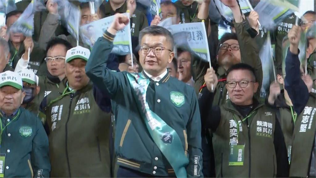 蔡其昌.賴清德聯合競總成立 上萬支持者不畏低溫相挺