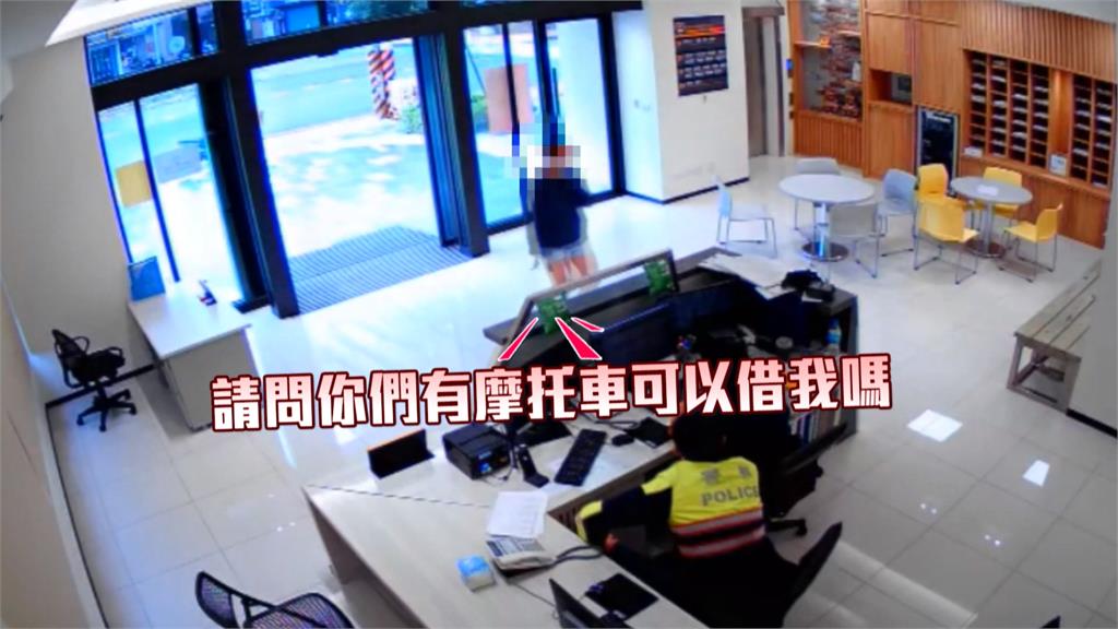 載兒赴考機車爆胎!母衝派出所求救、警方火速護送