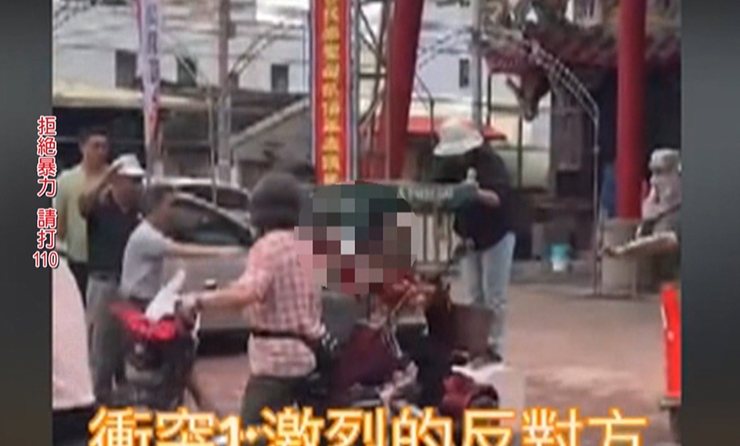 前立委蘇治芬挺罷免站街頭宣講　沒想到遭人騎電動車衝撞
